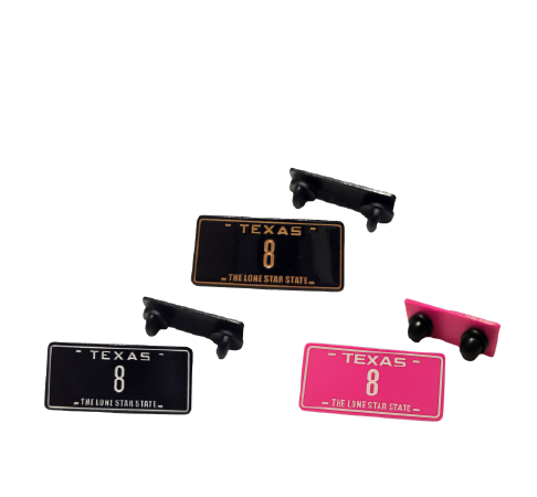 Texas #8 Limited Edition Collectible Enamel Pin COLLECTOR`S SET